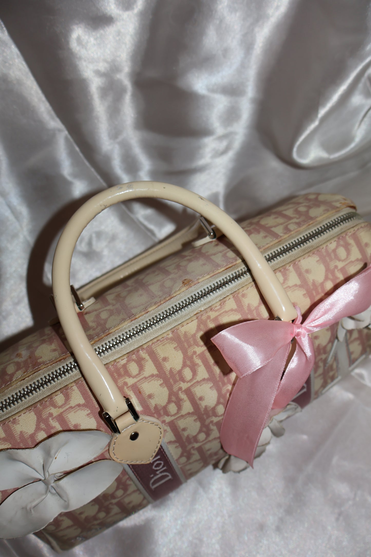 2000s Vintage Dior pink trotter Bag