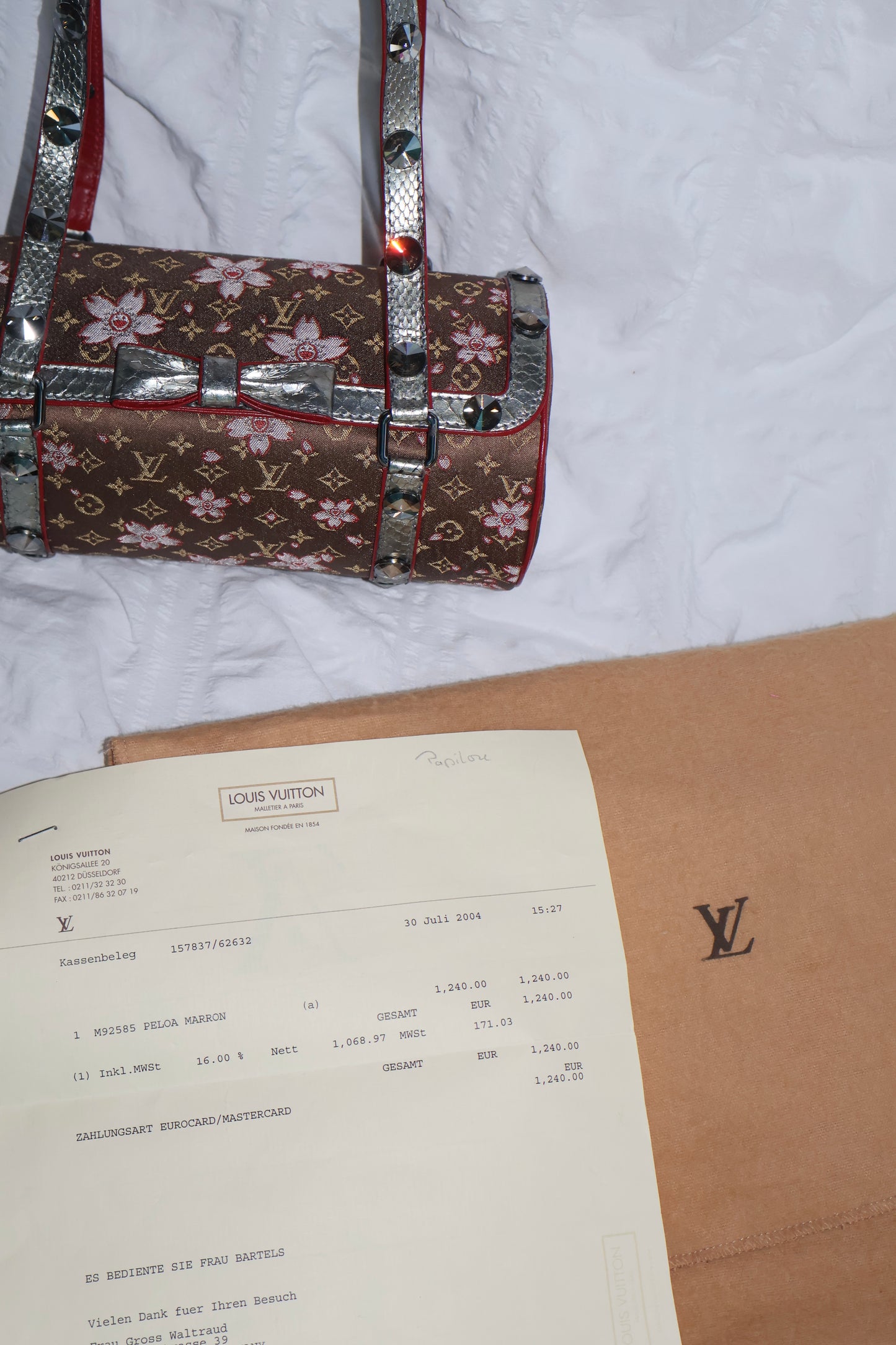 Rare Lous Vuitton x Murakami Papillon Bag