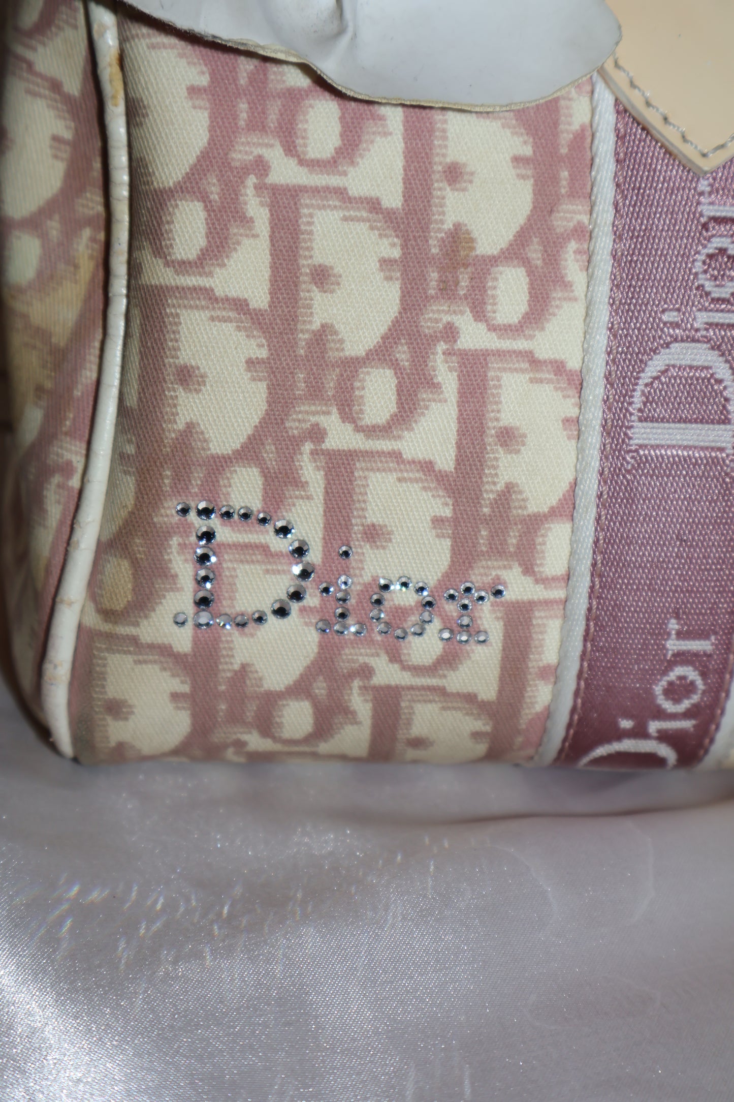 2000s Vintage Dior pink trotter Bag