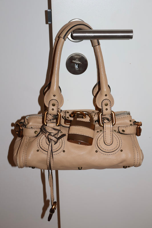 Rare mini Chloe Paddington Bag in Beige